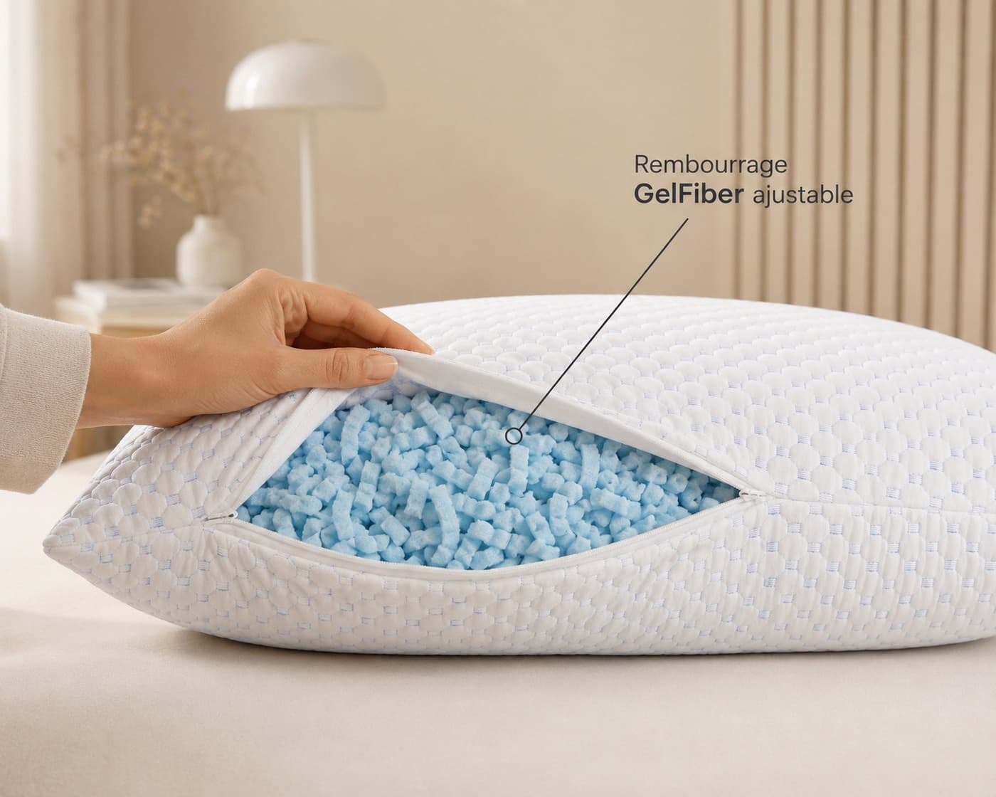 Rembourrage GelFiber ajustable